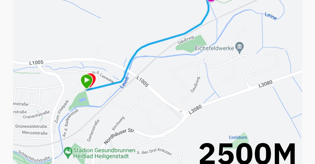 Streckenkarte Großer Schülerlauf